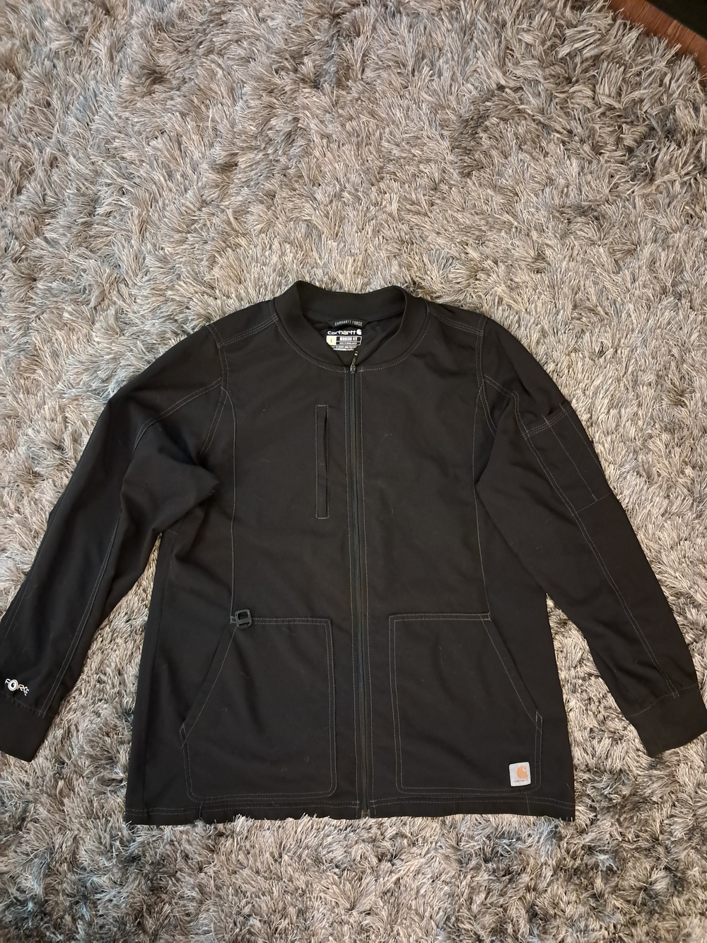 Carhartt Force Modern Fit Lightweight Scrub Jacket Large